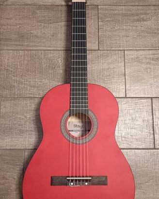 Chitarra classica in legno rosso