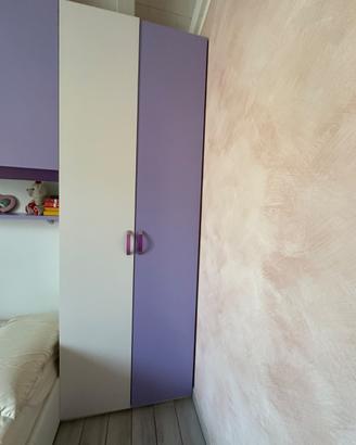 CAMERA DA LETTO+LETTO BAMBINE PIAZZA E MEZZA