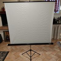 Telo proiezione con cavalletto