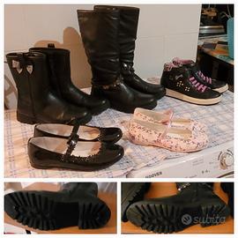 lotto scarpe stivali bambina mis. 37