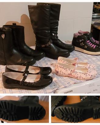 lotto scarpe stivali bambina mis. 37