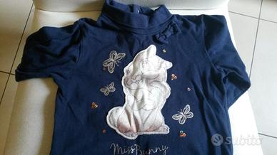 Vestito bimba Disney maniche lunghe taglia 92cm