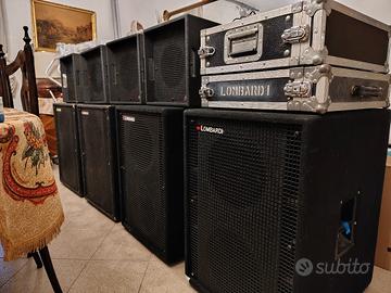 subwoofer lombardi impianto  audio