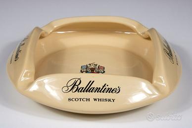 Portacenere pubblicitario anni 70 Ballantine's