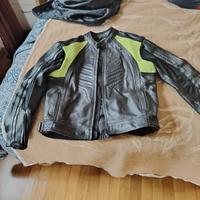 giacca da moto in vera pelle 