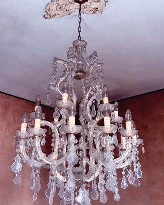 LAMPADARIO MARIA TERESA D'AUSTRIA 18 LUCI 