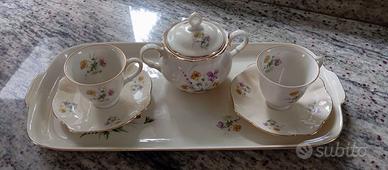 Servizio da caffè vintage per 2 persone