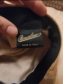 Borsalino coppola lino beige