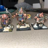 Warhammer - 3 Ogre in metallo - Ogor Mawtribes