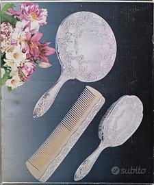 Set Spazzola Pettine e Specchio 