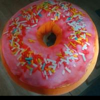 Cuscinone morbido marshmallows arancio