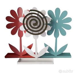 Porta zampirone Fiore in metallo rosa