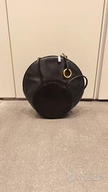 RODO Made in ltaly- Borsa rotonda in pelle
nera