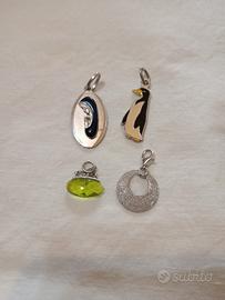 set ciondolini argento 