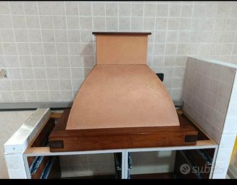 cappa Faber provenzale+piano cottura 5fuochi beko