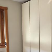 ARMADIO produzione ARTIGIANALE laccato bianco