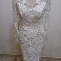 Particolare del corpetto in organza di seta