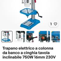 Trapano a colonna fervi 750 watt mod 0750