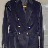 Giacca nera donna TAGLIATORE doppiopetto tg 44s