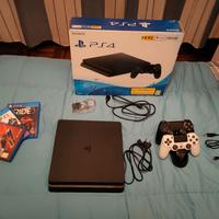  PS4 slim completa + 2 controller + 3 giochi