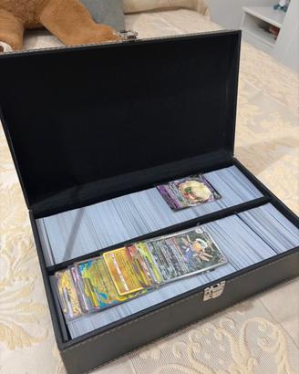 valigia porta carte pokemon one piece yu gi oh