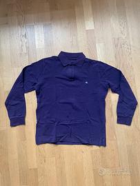 Polo Etro maniche lunghe viola