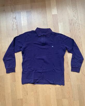Polo Etro maniche lunghe viola