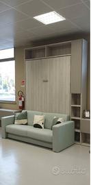 Mobile con diano e letto a scomparsa