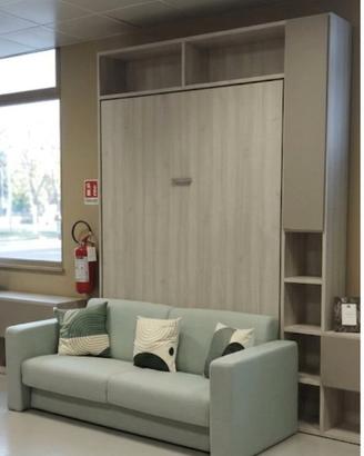 Mobile con diano e letto a scomparsa