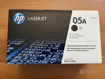 Toner nero nuovo HP Laserjet CE505A + Stampante