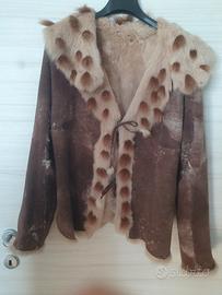 giacca di pelliccia vera 