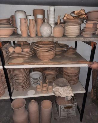 Ceramica grezza da decorare