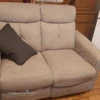 divano 2 posti reclinabile