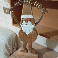Babbo natale in legno