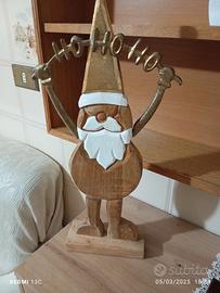 Babbo natale in legno