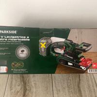 Levigatrice a nastro parkside 20v + motosega