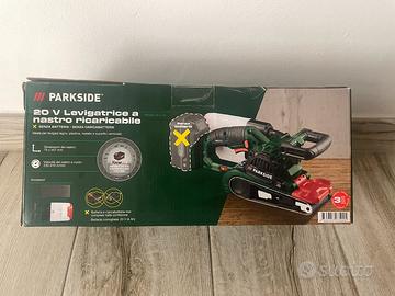 Levigatrice a nastro parkside 20v + motosega