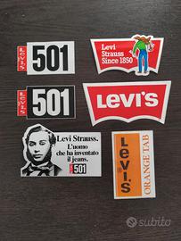 Set 6 adesivi vintage Levi's