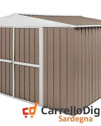 Box in Acciaio da giardino 360x345cm tortora