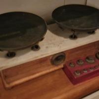 BILANCIA A BILICO compreso i pesi anni 50