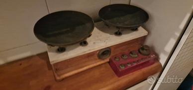 BILANCIA A BILICO compreso i pesi anni 50