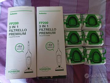Filtri aspirapolvere folletto FK200
