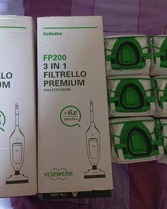 Filtri aspirapolvere folletto FK200