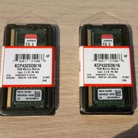 32GB (2x16GB) RAM SODIMM DDR4 3200 nuova