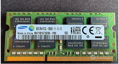 RAM Samsung 8GB DDR3L SO-DIMM 1600MHz per laptop