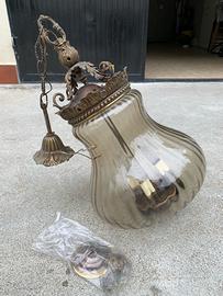 Lampadario vecchio stile campana