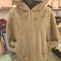 pelliccia wcologica tg unica sabbia