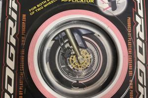 Adesivi Ruota Fluorescente Fucsia 7x6mm Progrip