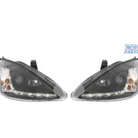 FARI FORD FOCUS 98-01 LUCE DIURNA FONDO NERO