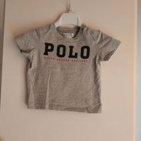 T shirt neonato Ralph Louren taglia 9 mesi
